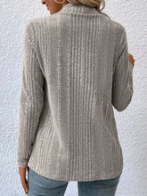 Open Front Long Sleeve Cardigan Casual Dresses