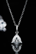 1 Carat Moissanite Pendant 925 Sterling Silver Necklace Silver One Size Necklaces