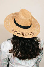 Fame Basket Weave Straw Sun Hat Hats