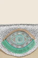 Fame Boho Beaded Eye Pattern Envelope Bag Shoulder Bags