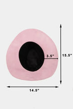 Fame Braided Faux Suede Hat Hats