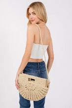 Fame Braided Semi Circle Tote Bag Shoulder Bags