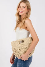 Fame Braided Semi Circle Tote Bag Shoulder Bags