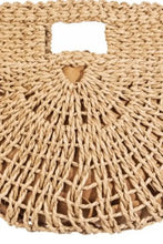 Fame Braided Semi Circle Tote Bag Shoulder Bags