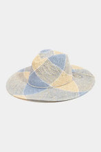 Fame Contrast Straw Braid Hat Hats
