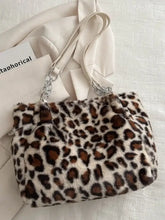Faux Fur Leopard Shoulder Bag Shoulder Bags