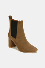 Faux Suede Block Heel Chelsea Boots for Women