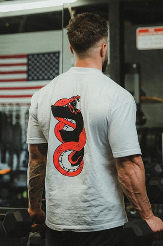 Men's Plus Size Round Neck Half Sleeve T-Shirt White