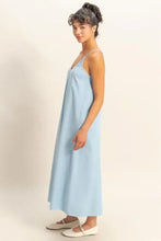 HYFVE Dyed V-Neck Loose Dress Casual Dresses