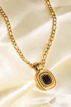 18K Gold Plated Inlaid Rhinestone Pendant Necklace Necklaces