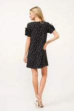 And The Why Embellished Sleeve Polka Dots Shift Dress Casual Dresses