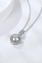2 Carat Moissanite Round Pendant Necklace Necklaces