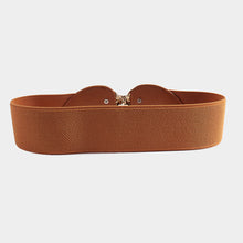 Alloy Leaf Buckle Elastic Belt Belts