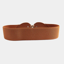 Alloy Leaf Buckle Elastic Belt Belts
