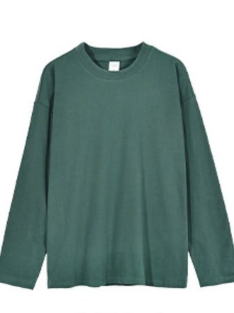 Men's Round Neck T-Shirt Dark Green