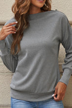 Single Shoulder Long Sleeve Sweatshirt with Zip