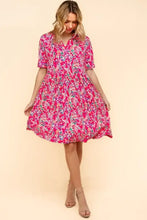 Haptics Johnny Collar Babydoll Dress with Side Pockets Casual Dresses