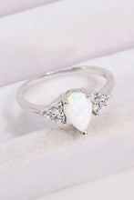 Limitless Love Opal and Zircon Ring Opal Rings