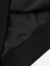 Men's Plaid Sleeve Patchwork Letter Zip-Up Hoodie Mens Tops