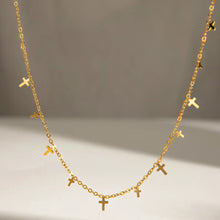 18K Gold-Plated Cross Necklace
