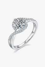 1 Carat Moissanite Crisscross Ring Rings