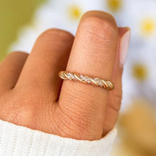 925 Sterling Silver Inlaid Zircon Ring Rings