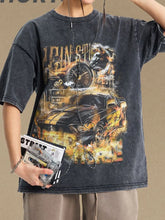 Men's Graphic Round Neck Half Sleeve T-Shirt