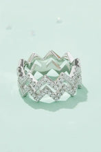 Adored Moissanite Zigzag Stacking Rings Rings