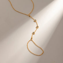 18K Gold-Plated Inlaid Rhinestone Bracelet