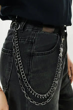 Treasure Point Shape Double Layer Alloy Belt Belts
