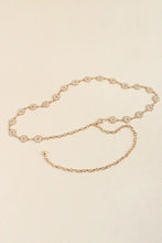 Rhinestone Decor Zinc Alloy Belt Belts