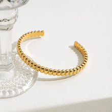 18K Gold-Plated Chain Link Open Bracelet