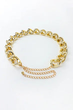 1.2" Width Acrylic Curb Chain Belt Belts