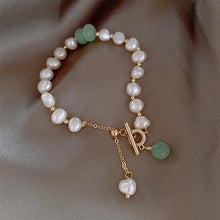 Pearl Green Stone Link Bracelet Necklaces