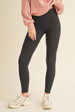 Fleece Lined High Waisted Black Leggings for Women Black