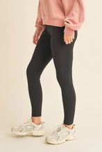 Fleece Lined High Waisted Black Leggings for Women