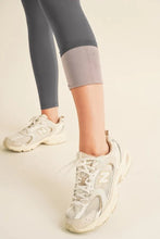 Fleece Lined High-Waisted Leggings for Women Gray