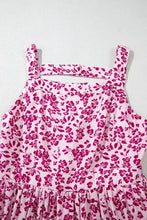 Floral Cutout Back Square Neck Maxi Dress Woman Maxi Dress