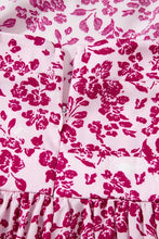 Floral Cutout Back Square Neck Maxi Dress Woman Maxi Dress