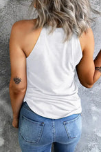 Floral Graphic Grecian Neck Tank Tanks & Camis