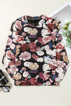 Floral Mesh Long Sleeve Top with Black Satin Pants and Faux Leather Shorts