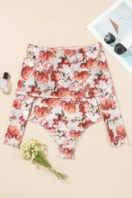 Floral Off Shoulder Long Sleeve Bodysuit for Women Woman Bodysuits