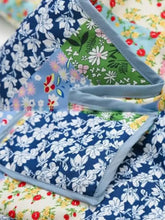 Floral Patchwork Quilted Jacket with Pockets Woman Outerwear