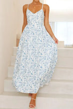 Floral Print Backless Maxi Dress with Bow and Ruched Detailing Maxi Dresses