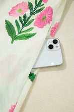 Floral Print Flutter Sleeve Summer Mini Dress Woman Casual Dress