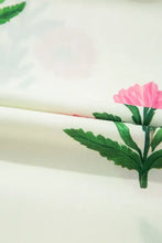 Floral Print Flutter Sleeve Summer Mini Dress Woman Casual Dress