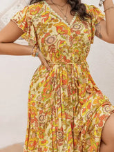 Floral Print Maxi Dress with Straw Hat Maxi Dresses