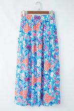 Floral Print Maxi Skirt with Slit for Women