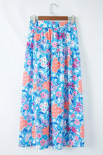Floral Print Maxi Skirt with Slit for Women