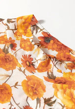 Floral Print Mesh T Shirt for Women Woman T Shirts